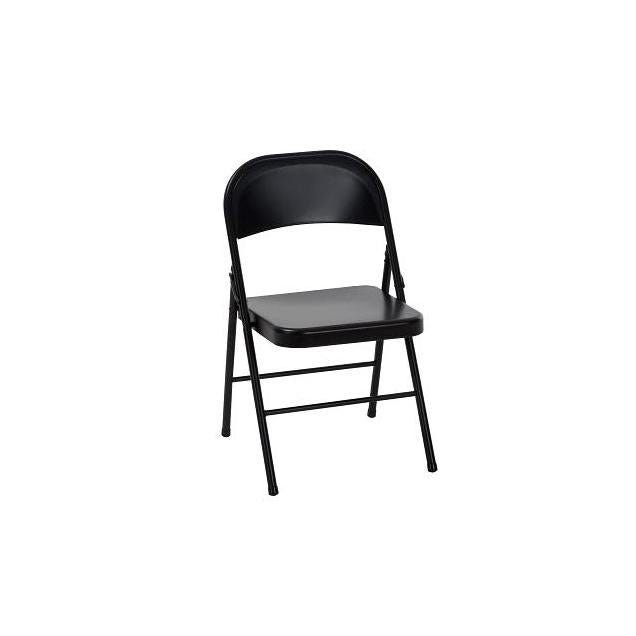 COSCO Black Steel Folding Chair COSCO Black Steel Folding Chair