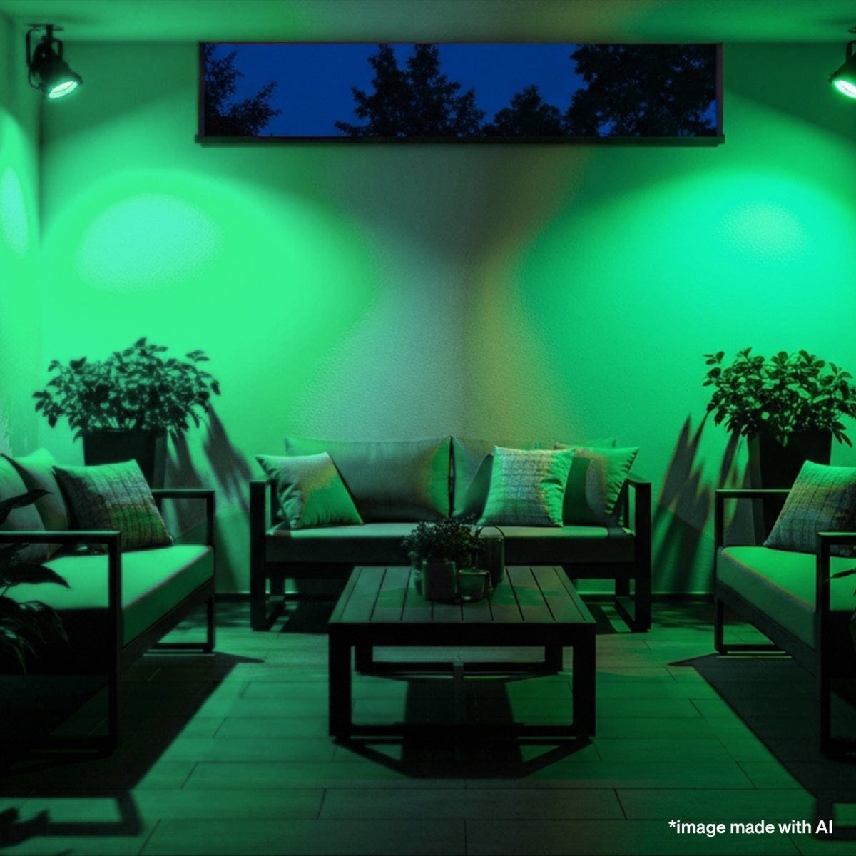 Philips 100W Equivalent Green PAR38 Medium LED Floodlight Light Bulb - photo 6