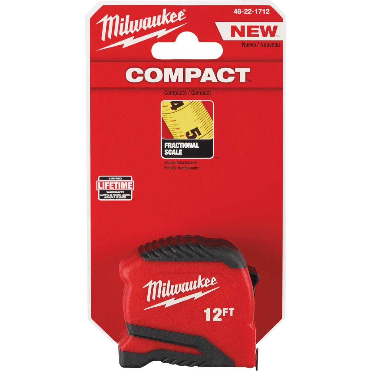 Milwaukee 12 Ft. Compact Tape Measure - photo 2 Milwaukee 12 Ft. Compact Tape Measure - photo 2