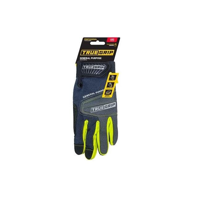 True Grip Men's Large Blue General Purpose Work Gloves True Grip Men's Large Blue General Purpose Work Gloves