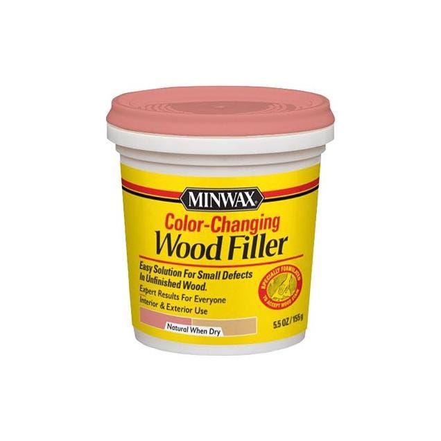Minwax 5.5 Oz. Natural Color-Changing Wood Filler