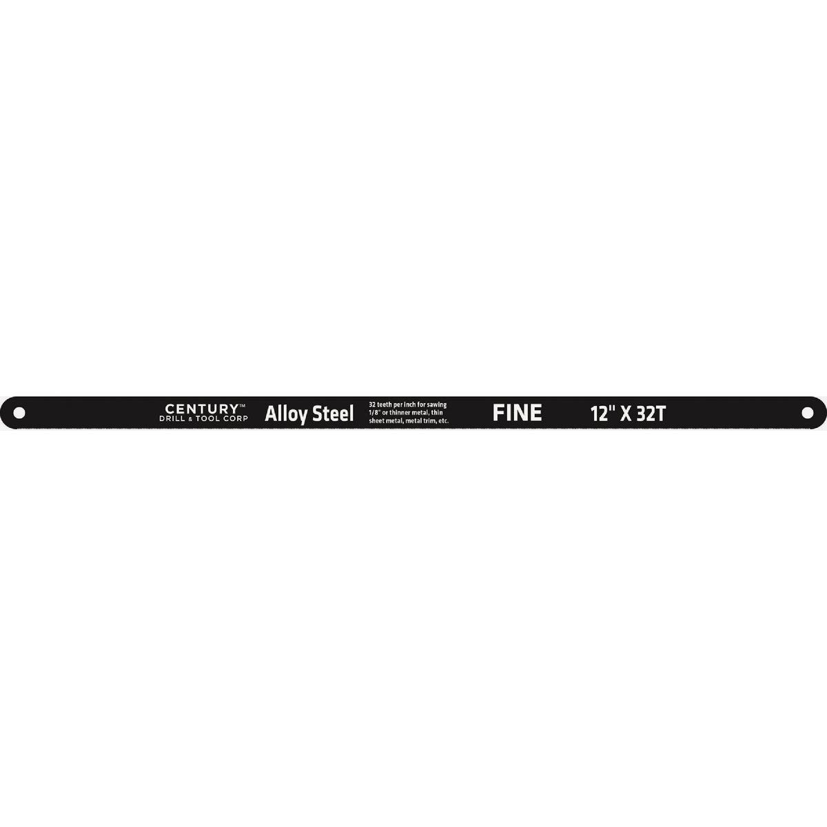 Century Drill & Tool 12 In. x 32-Tooth Carbon Alloy Steel Hacksaw Blade Century Drill & Tool 12 In. x 32-Tooth Carbon Alloy Steel Hacksaw Blade