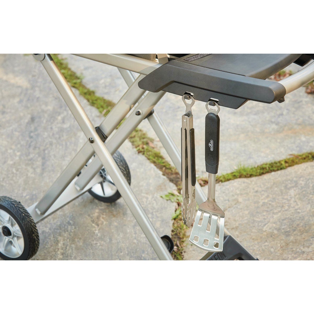Napoleon TravelQ PRO285X Portable Propane Gas Grill with Scissor Cart, Black - photo 6