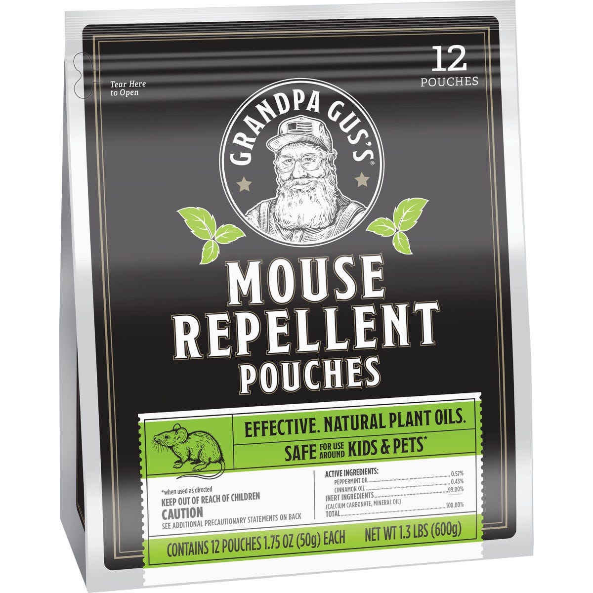 Grandpa Gus's Granular All Natural Mouse Repellent Pouch (12-Pack) Grandpa Gus's Granular All Natural Mouse Repellent Pouch (12-Pack)