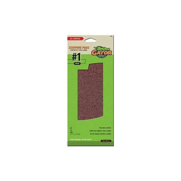 Gator Metal Surfaces Finishing Pad, Maroon