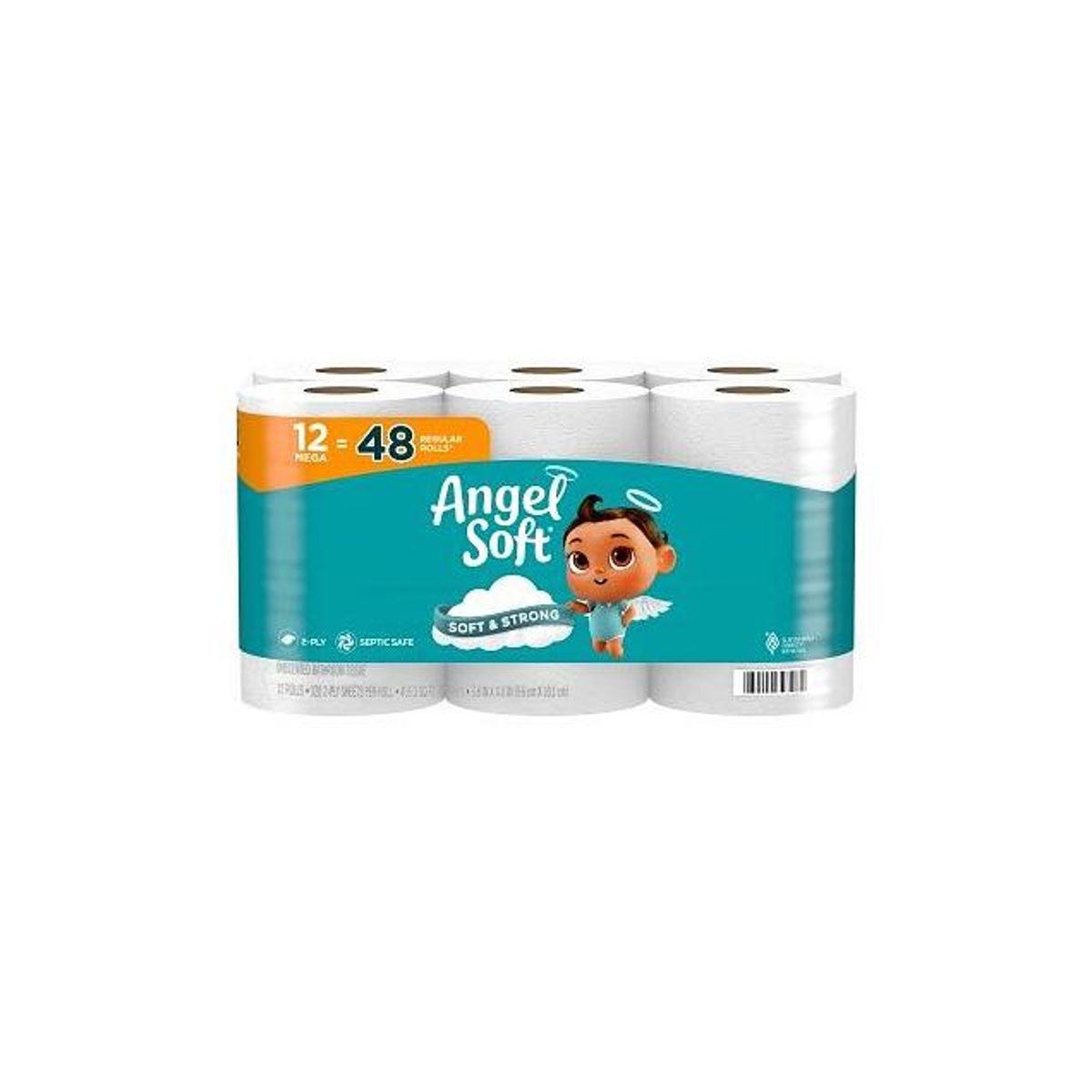Angel Soft 12-Pack 2-Ply Bath Tissue Angel Soft 12-Pack 2-Ply Bath Tissue