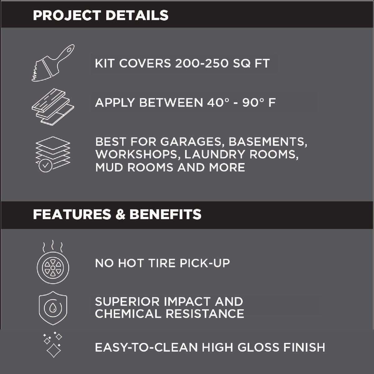 Rust-Oleum RockSolid Garage Floor Coating, Mocha, 1 Car Kit - photo 3 Rust-Oleum RockSolid Garage Floor Coating, Mocha, 1 Car Kit - photo 3