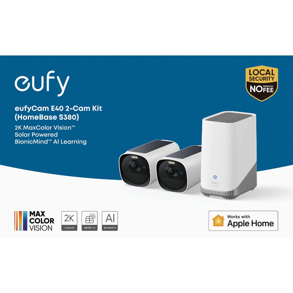 eufyCam E40 2-Cam Kit - photo 2