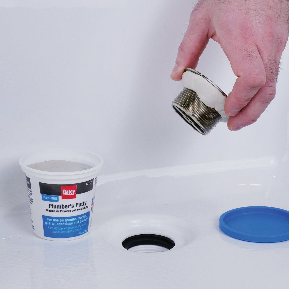 Oatey 9 Oz. Stain-Free Plumber's Putty - photo 3 Oatey 9 Oz. Stain-Free Plumber's Putty - photo 3