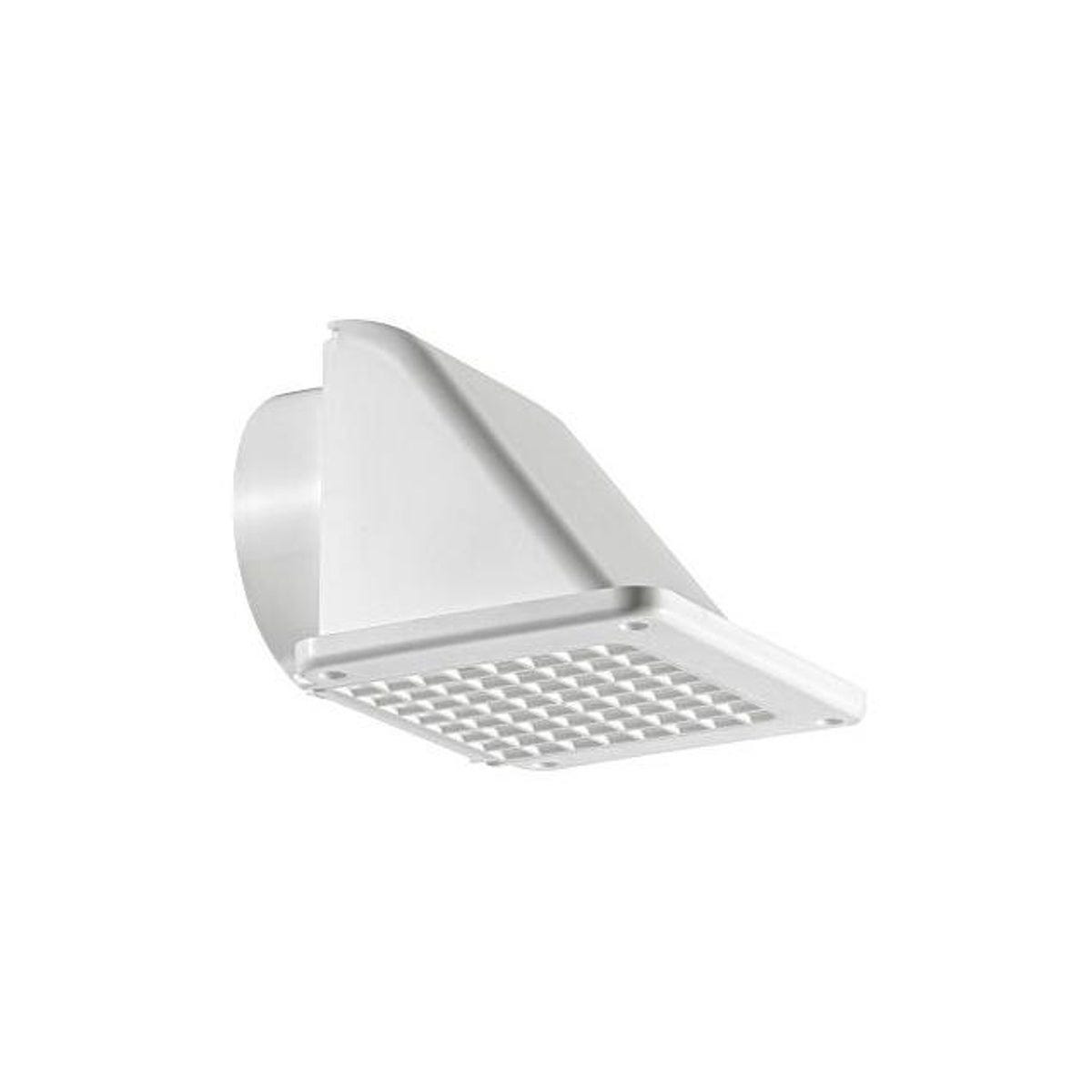 Lambro 4 In. White Plastic Recessed Soffit Exhaust Vent Lambro 4 In. White Plastic Recessed Soffit Exhaust Vent