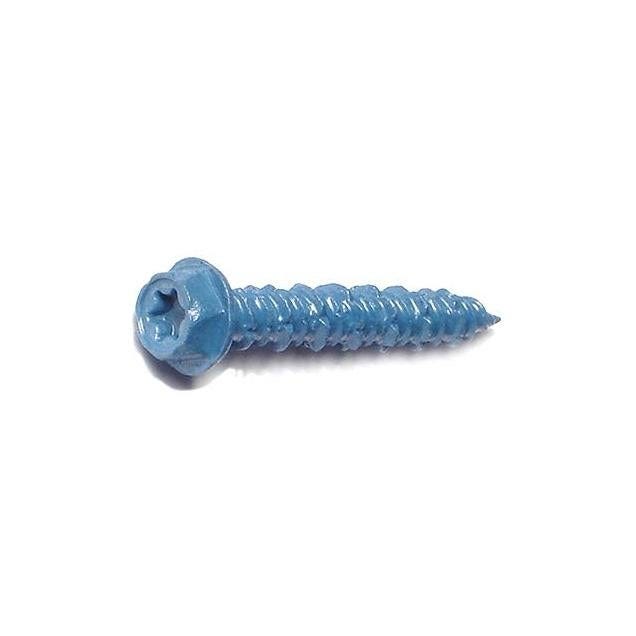 TorqueMaster 3/16 In. x 1-3/4 In. Star Hex Head 100-Pack Masonry Screw TorqueMaster 3/16 In. x 1-3/4 In. Star Hex Head 100-Pack Masonry Screw