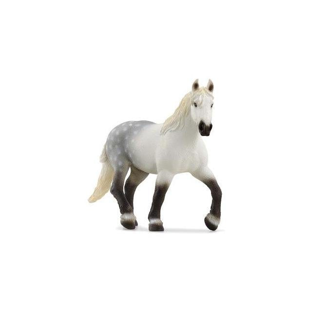 Schleich White & Black Percheron Mare Toy Animal Figure