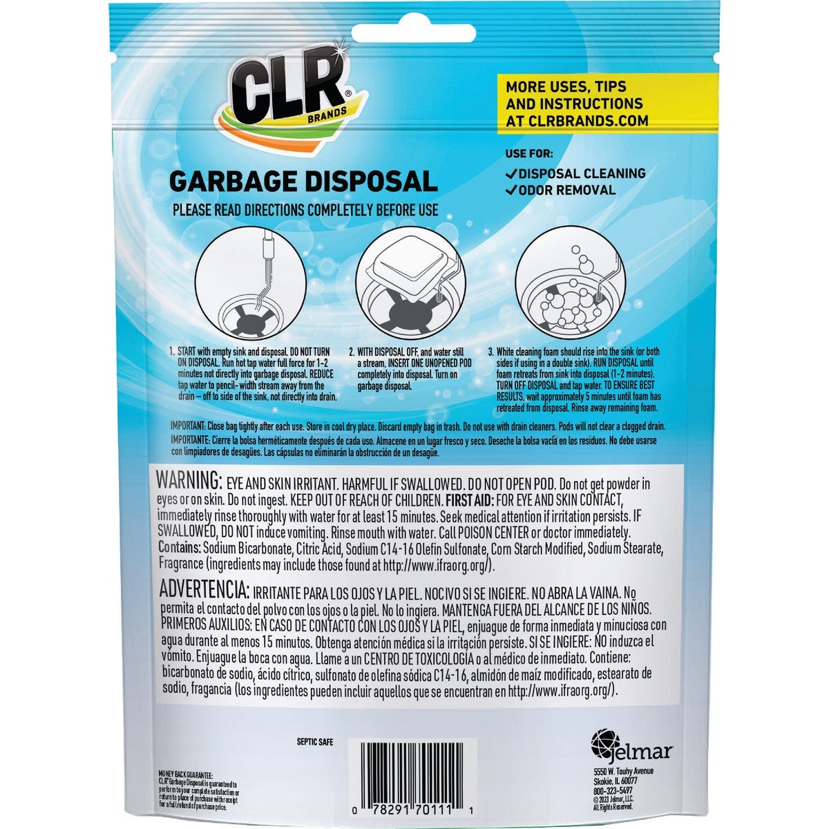 CLR Brands Fresh & Clean Foaming Garbage Disposer Cleaner Pods (5-Count) - photo 2 CLR Brands Fresh & Clean Foaming Garbage Disposer Cleaner Pods (5-Count) - photo 2