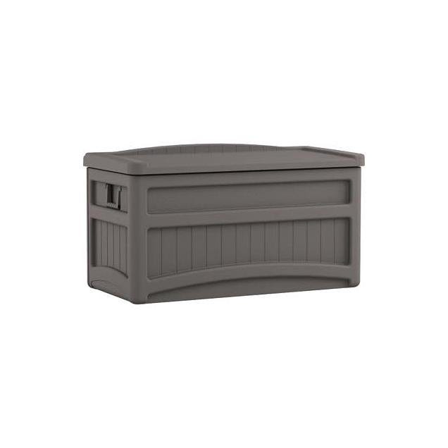 Suncast 73 Gal. Resin Stoney Color Deck Box/Seat Suncast 73 Gal. Resin Stoney Color Deck Box/Seat