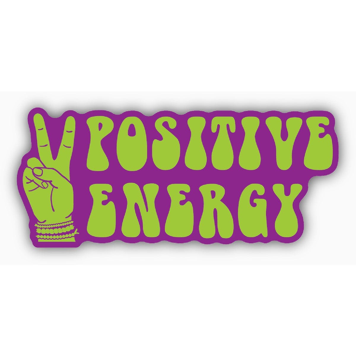 Stickers Northwest Positive Energy Peace Sticker Stickers Northwest Positive Energy Peace Sticker