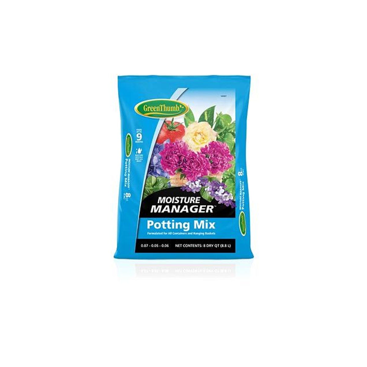 Moisture Manager Potting Soil, 8-Qt.