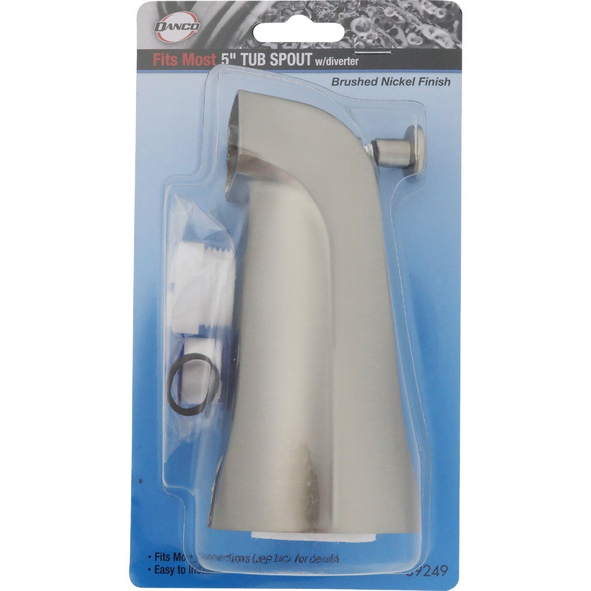 Danco 5 In. Brushed Nickel Bathtub Spout with Diverter - photo 2 Danco 5 In. Brushed Nickel Bathtub Spout with Diverter - photo 2