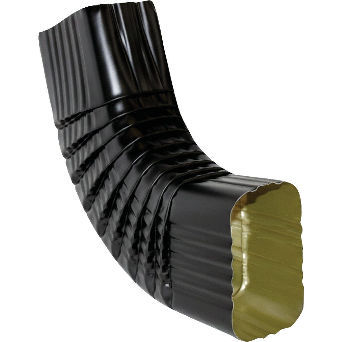 Spectra Metals 3 In. x 4 In. Aluminum Black Side Downspout Elbow - photo 2