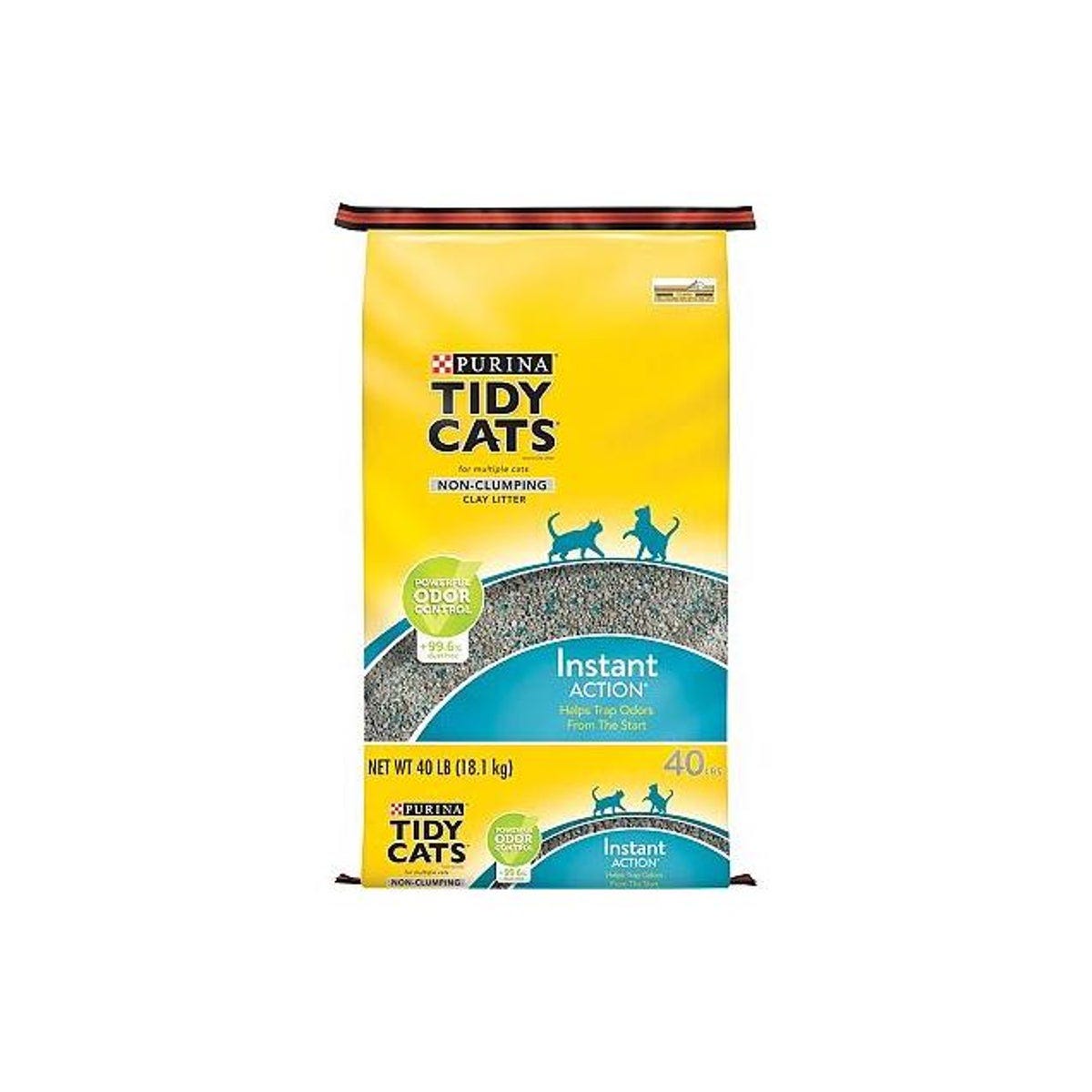 Tidy Cats 40 Lb. Odor Control Non-Clumping Cat Litter