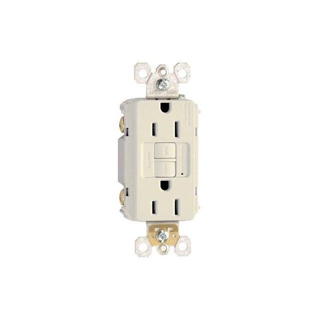 Legrand Pass & Seymour 15A Light Almond GFCI Outlet (3-Pack) Legrand Pass & Seymour 15A Light Almond GFCI Outlet (3-Pack)