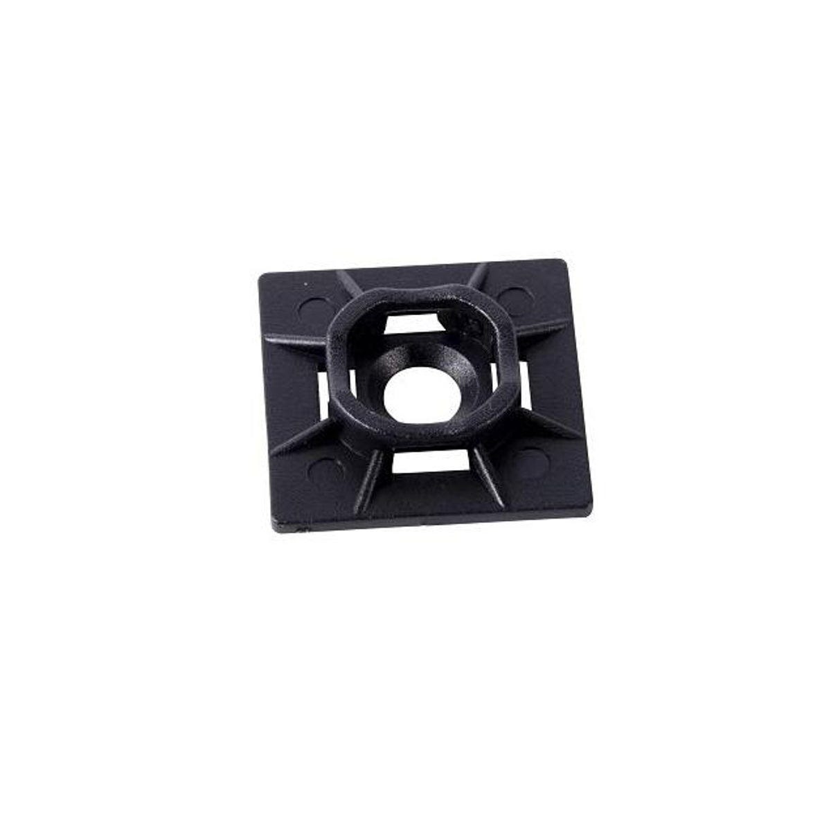 Gardner Bender 1 x 1 In. Black Cable Tie Mounting Base (100-Pack)