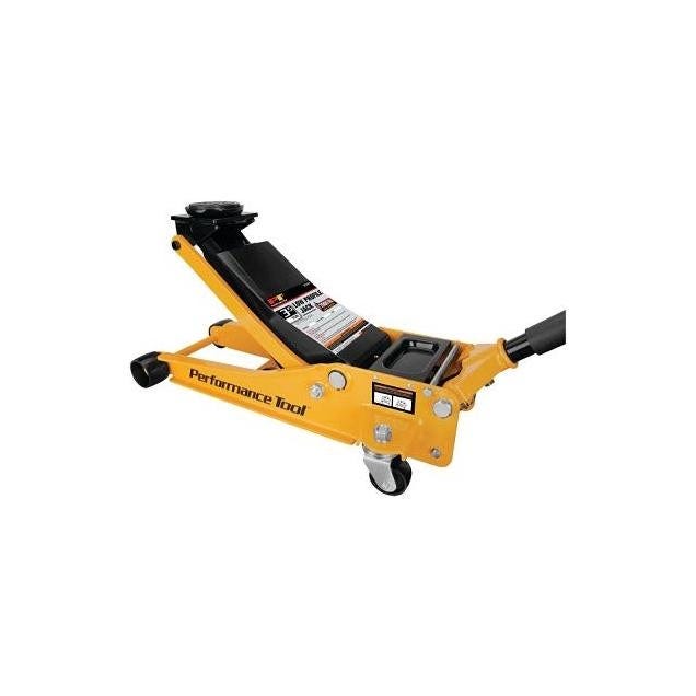 Performance Tool 3-1/2-Ton Capacity Low Profile Floor Jack