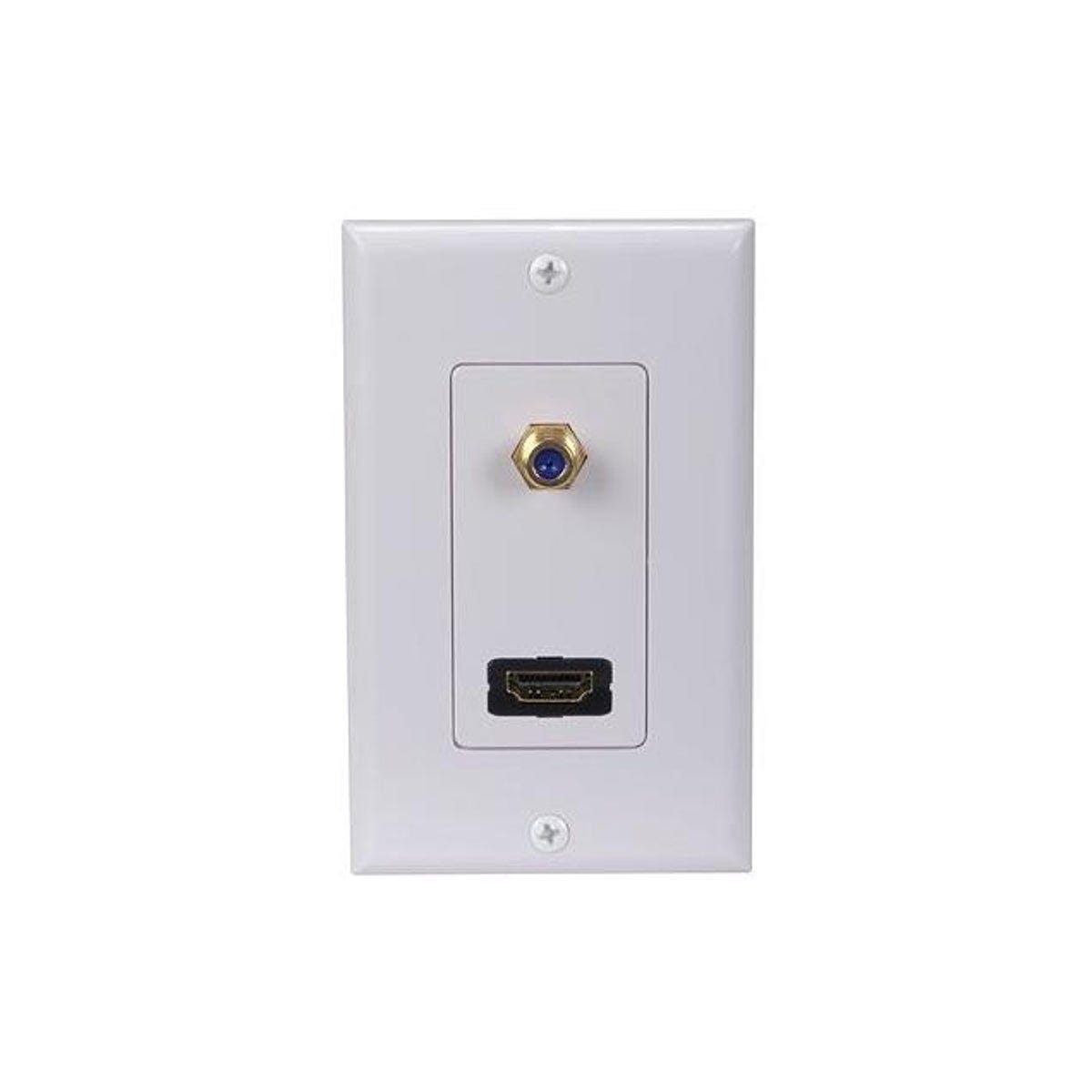 RCA HDMI F Connector Wall Plate RCA HDMI F Connector Wall Plate