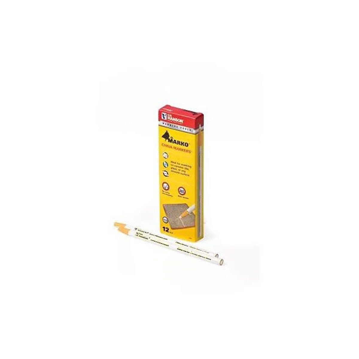 C.H. Hanson White China Marker Pencil