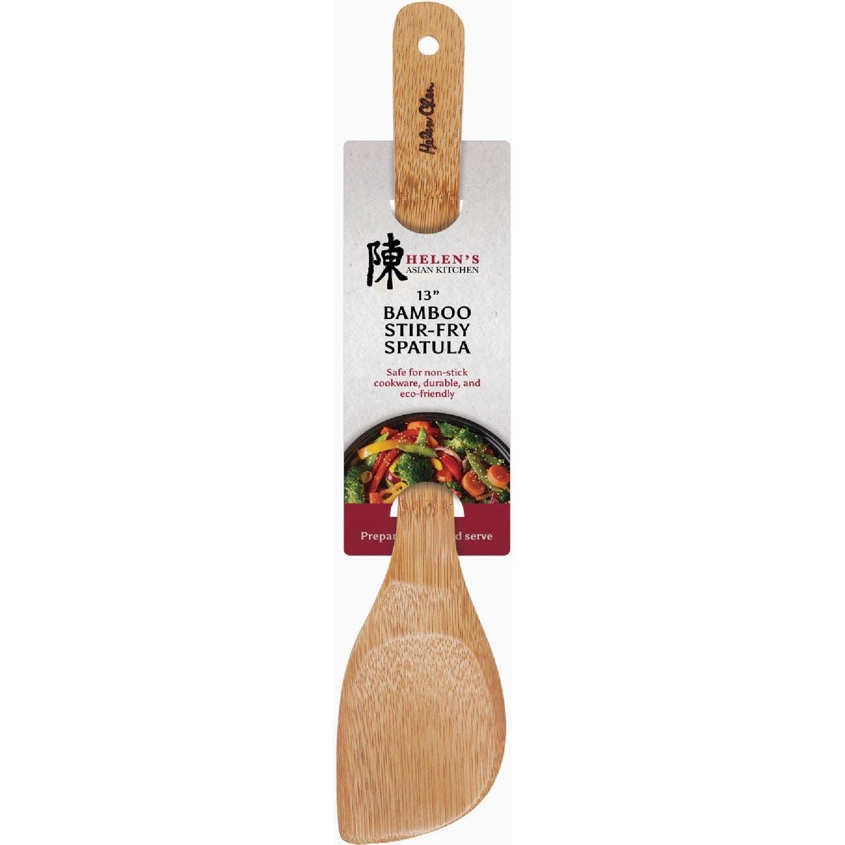 Helen's Asian Kitchen 13 In. Bamboo Stir Fry Spatula