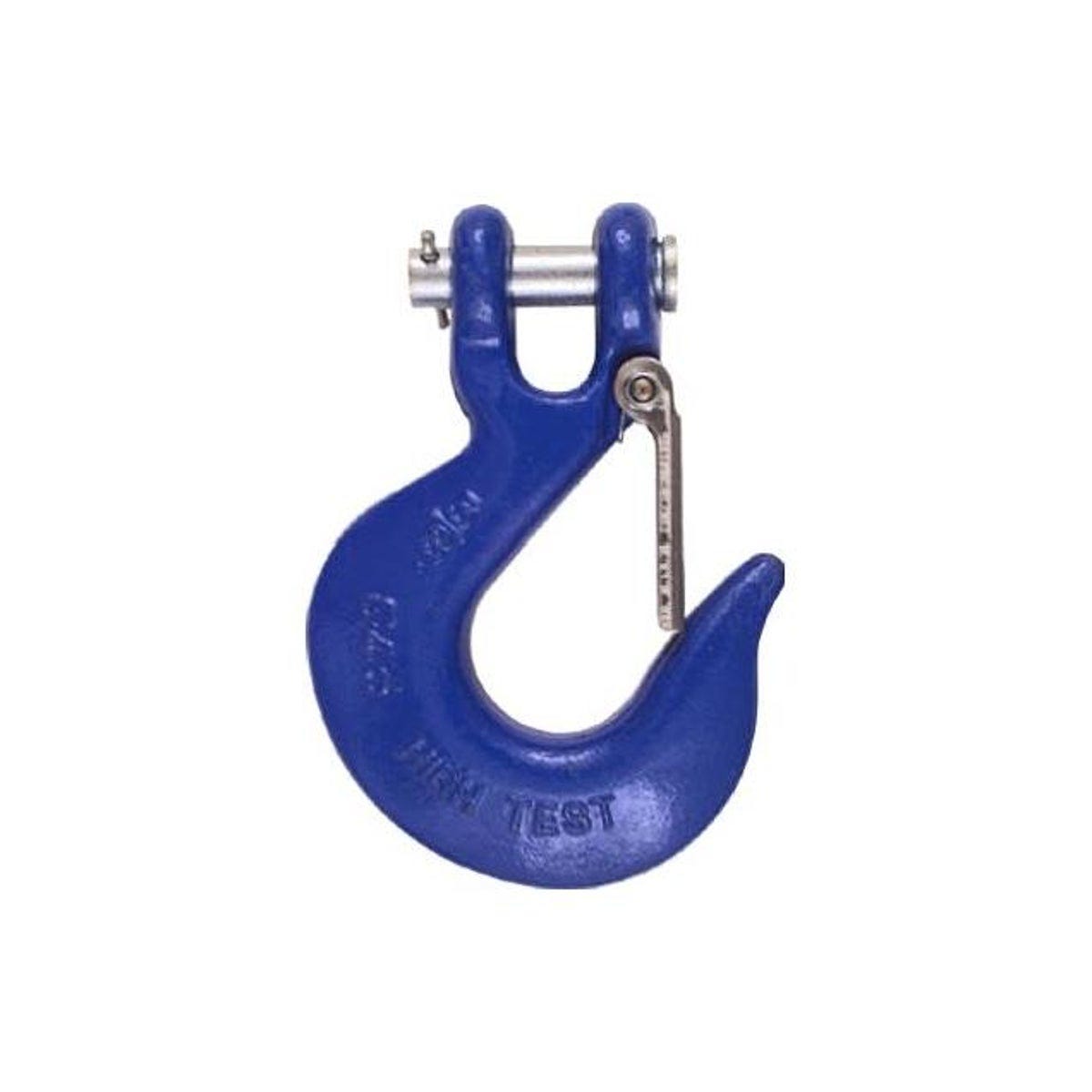 National Hardware 3/8 In. Blue Clevis Slip Hook with Latch