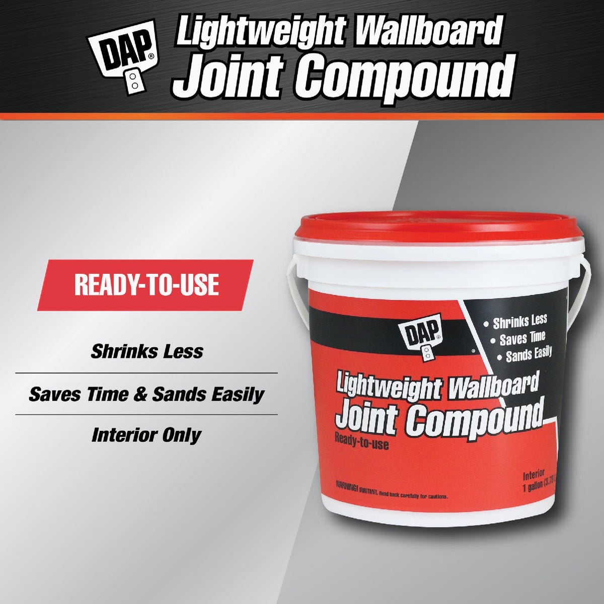 Dap Gallon Pre-Mixed Lightweight Wallboard Drywall Joint Compound - photo 2