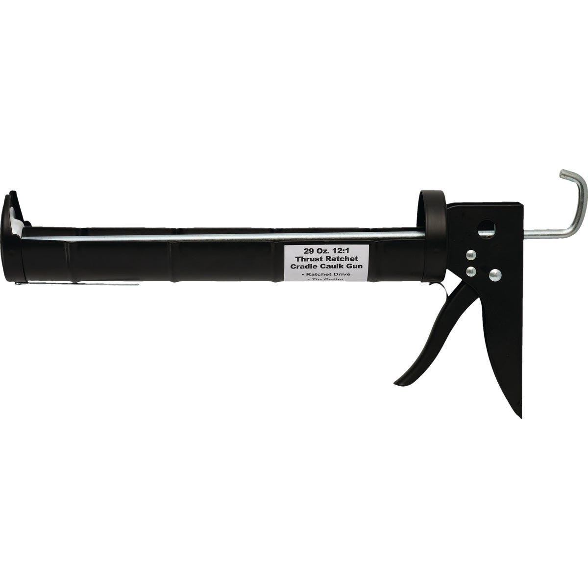 29 Oz. 12:1 Thrust Ratchet Cradle Caulk Gun - photo 4 29 Oz. 12:1 Thrust Ratchet Cradle Caulk Gun - photo 4