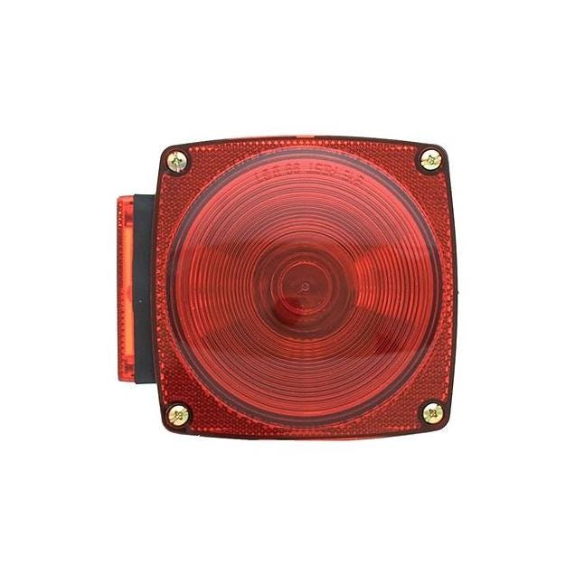 Uriah 4.5 In. Right-Side Square Red Stop/Turn/Tail Light for License Light Uriah 4.5 In. Right-Side Square Red Stop/Turn/Tail Light for License Light