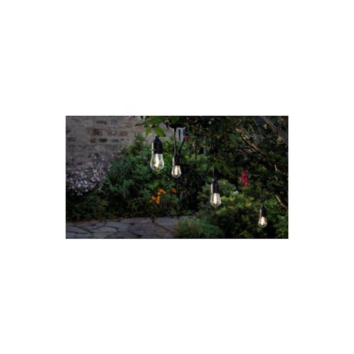 Moonrays 10-Bulb Solar Cafe String Lights Moonrays 10-Bulb Solar Cafe String Lights