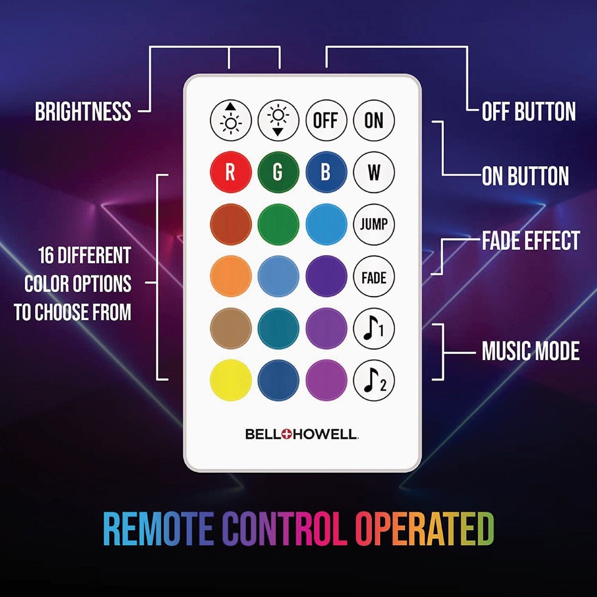 Bell+Howell 12 Ft. Bionic LED Color Changing Tape Light - photo 5