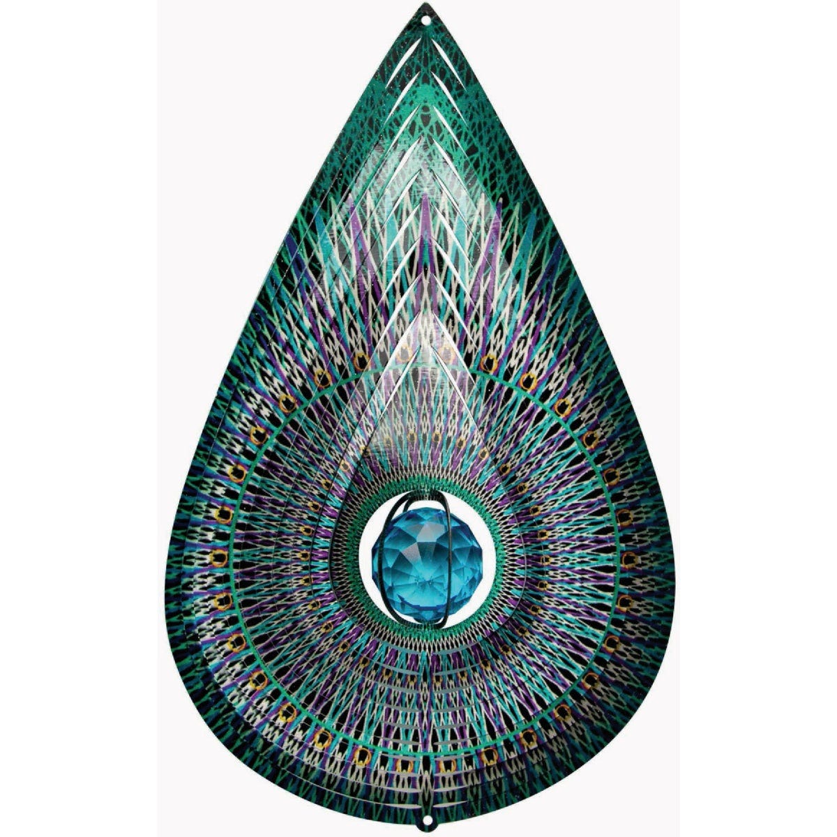 Spinfinity Rings Spinfinity Designs Crystal Cosmic Teardrop Wind Spinner | True Value ...