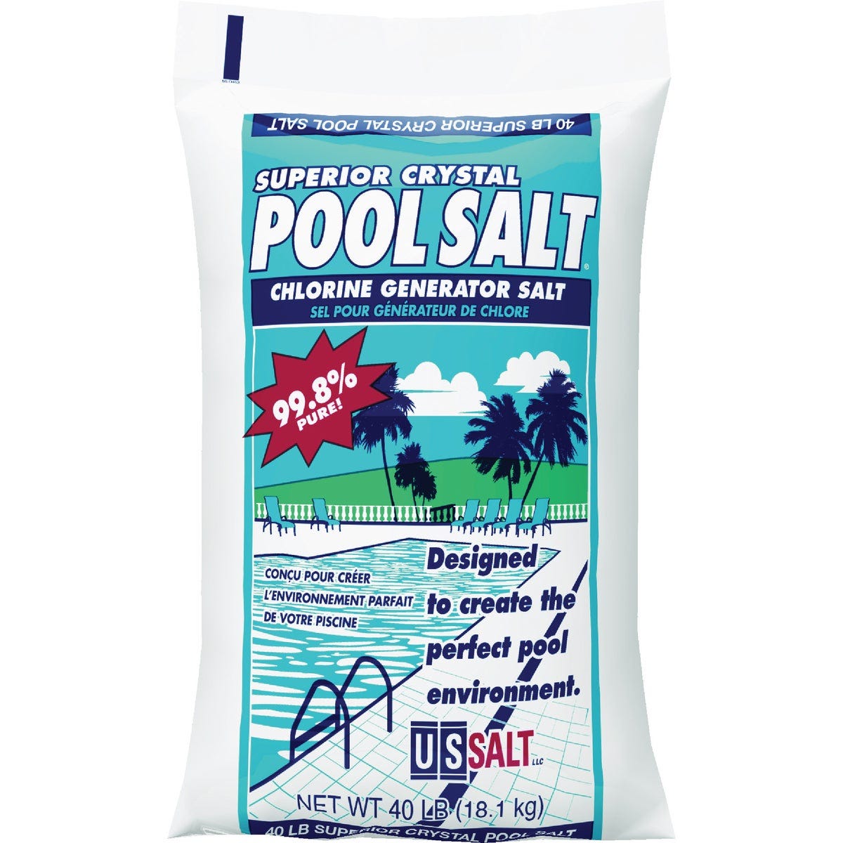 Superior Crystal 40 Lb. Pool Salt Superior Crystal 40 Lb. Pool Salt