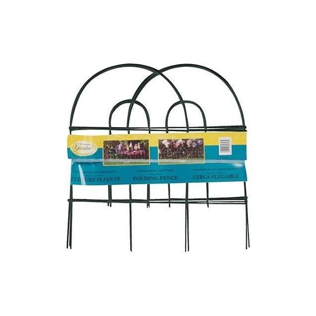 Panacea Products 24 In. x 8 Ft. Green Round-Top Garden Fence