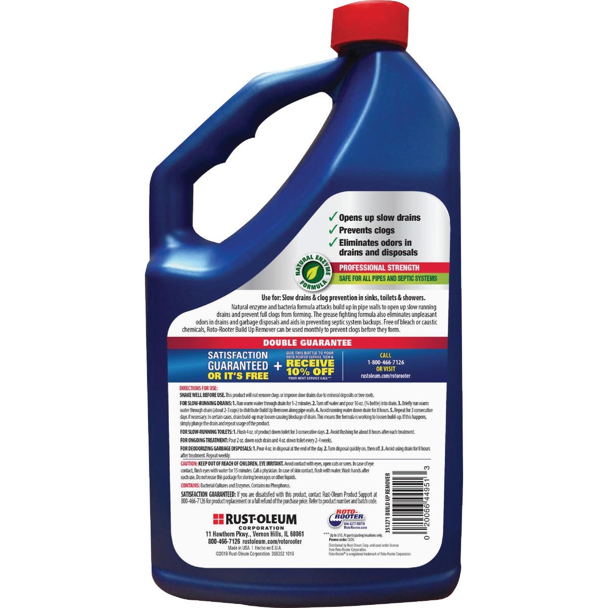 Roto-Rooter 64 Oz. Build Up Remover - photo 2