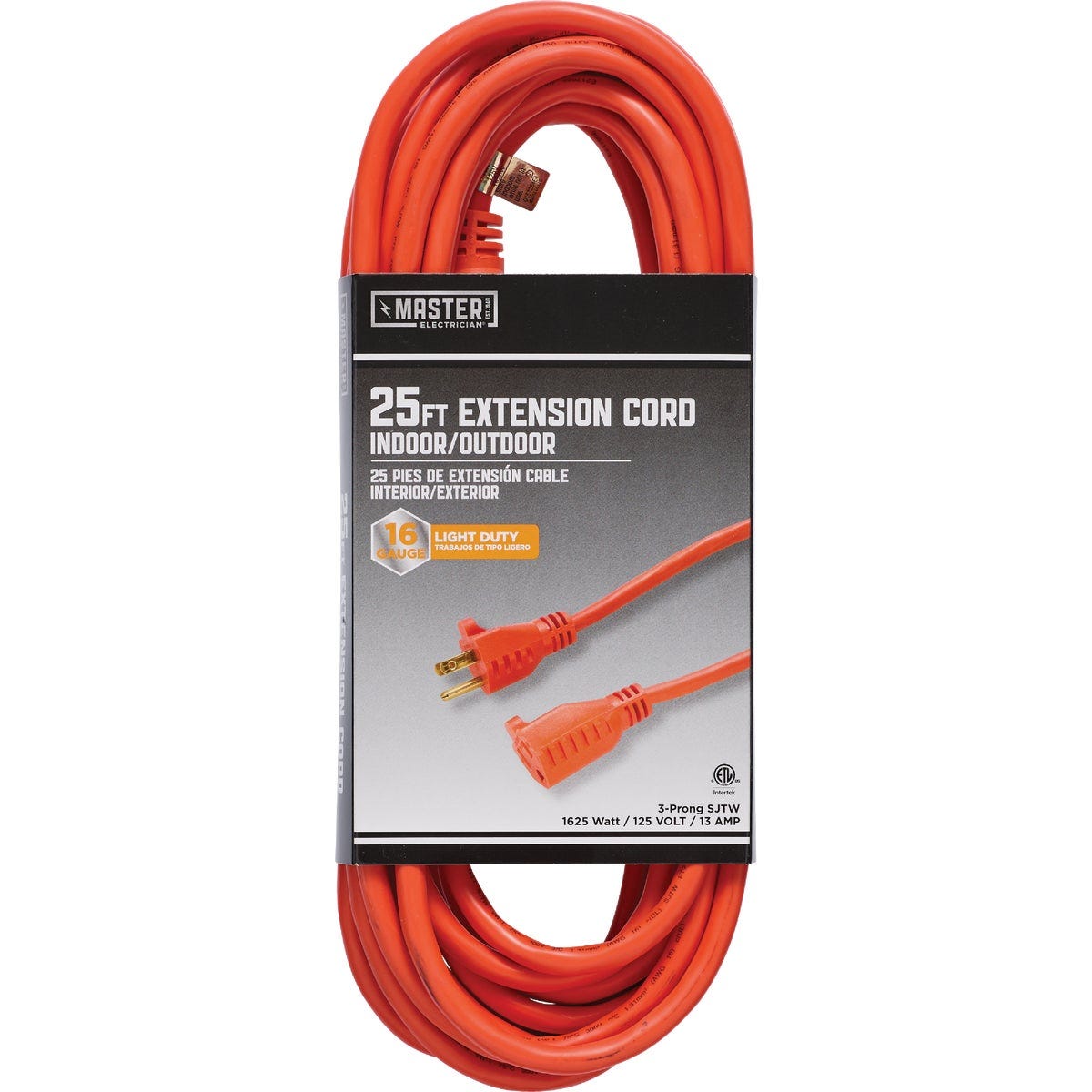 Master Electrician 25 Ft. 16/3 Outdoor Extension Cord