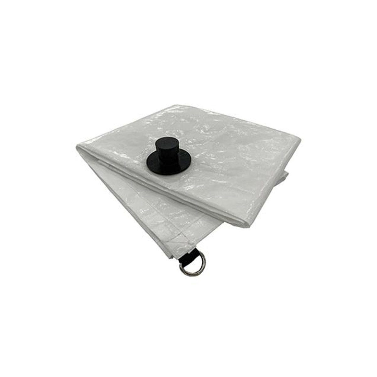 TruGuard 5 x 5 Ft. White Leak Tarp