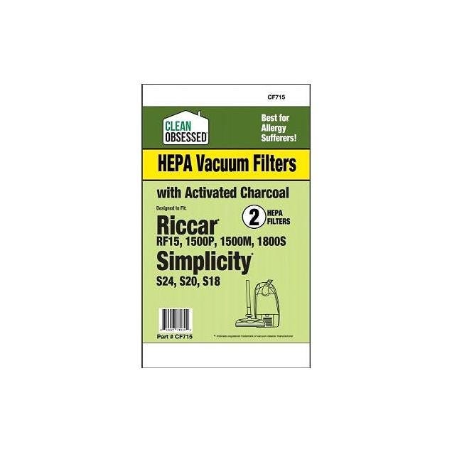 Clean Obsessed Riccar HEPA Vacuum Cleaner Filter