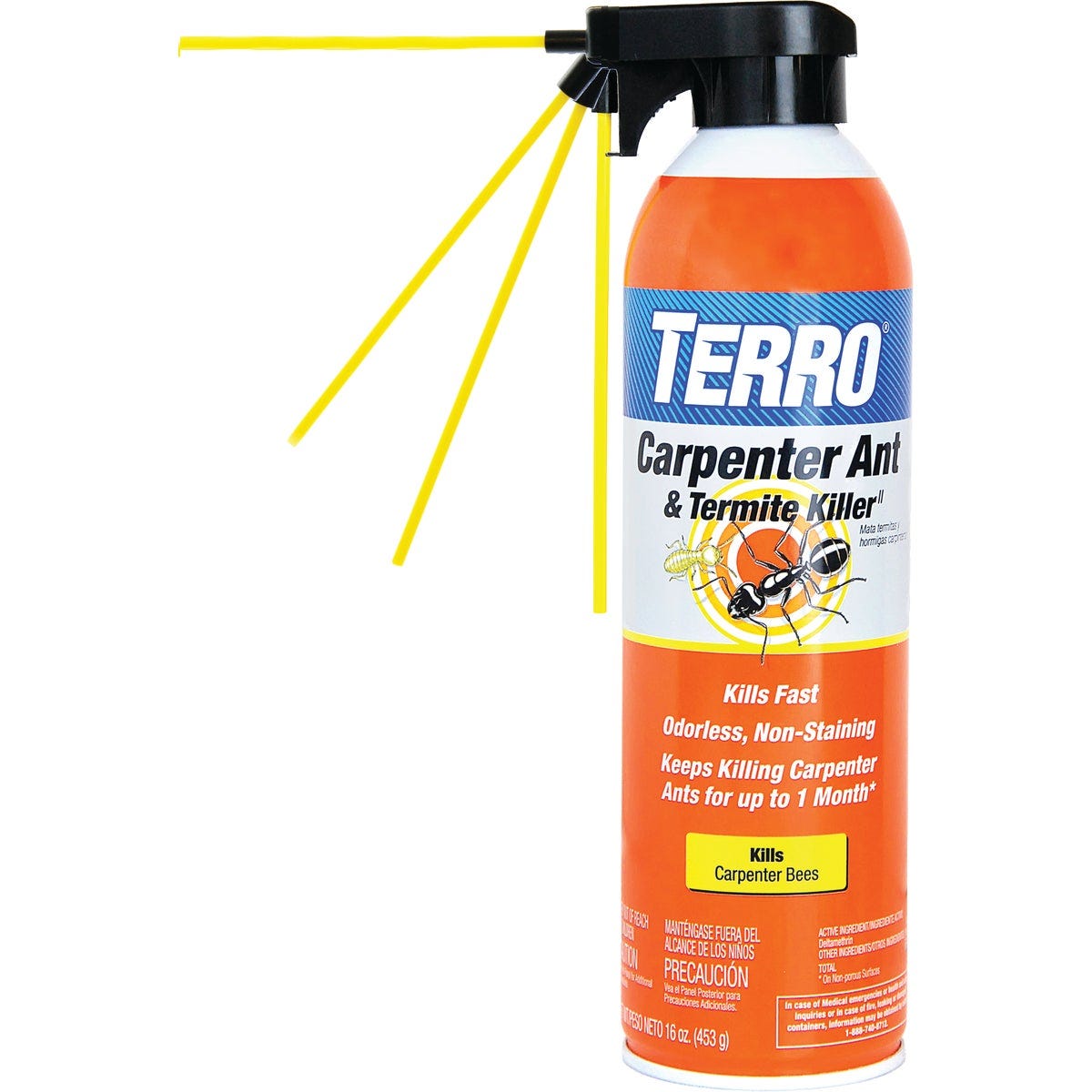 Terro 16 Oz. 2-Way Aerosol Spray Carpenter Ant & Termite Killer - photo 2