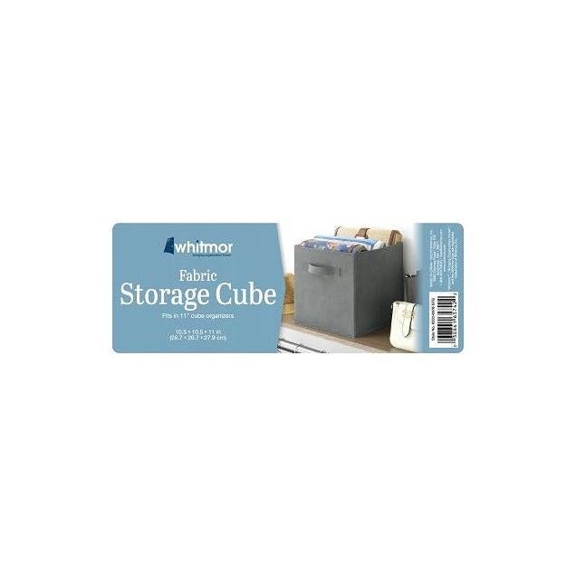 Whitmor Steel Gray Collapsible Fabric Storage Cube - photo 2 Whitmor Steel Gray Collapsible Fabric Storage Cube - photo 2