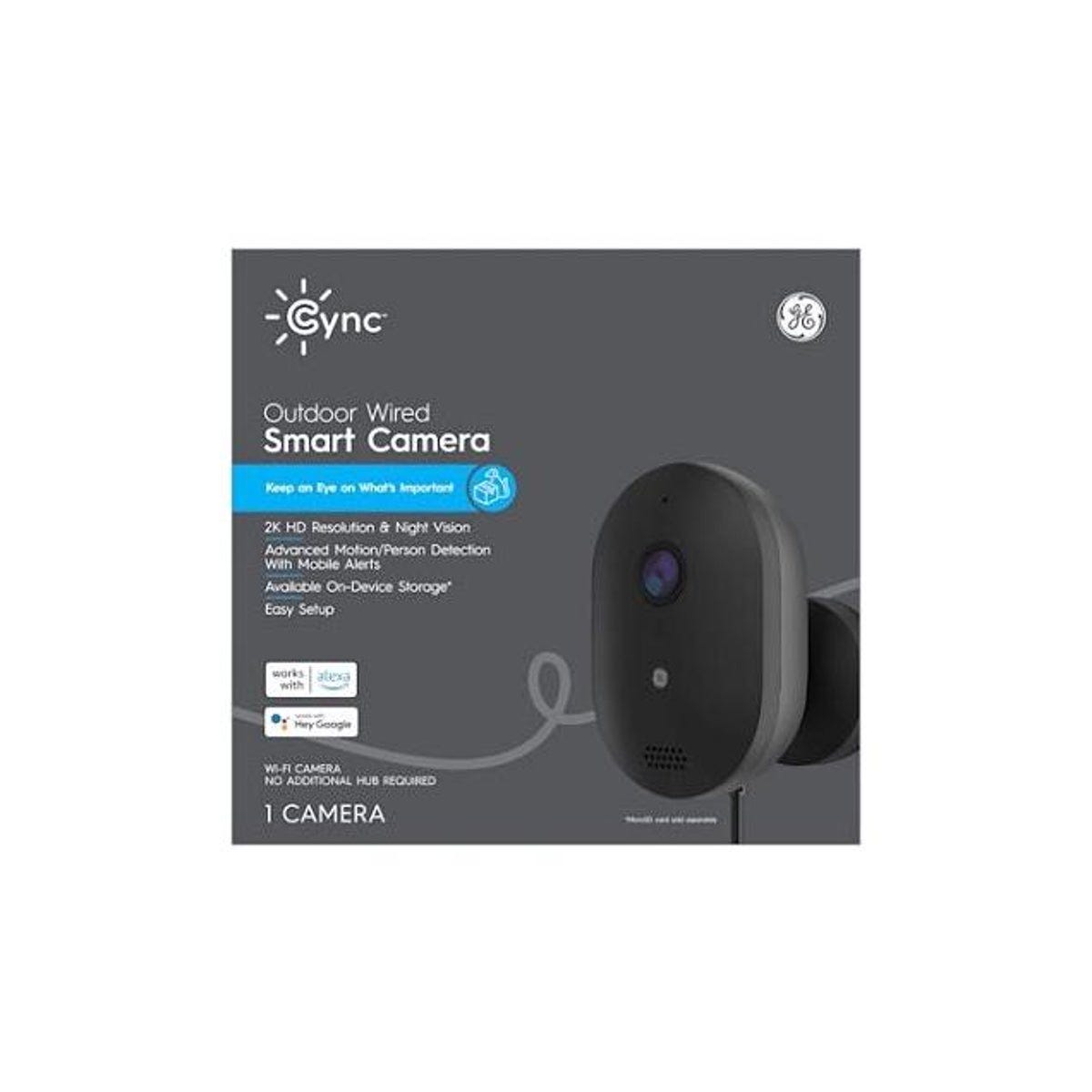 GE Wired Cync Outdoor Smart Security Camera GE Wired Cync Outdoor Smart Security Camera
