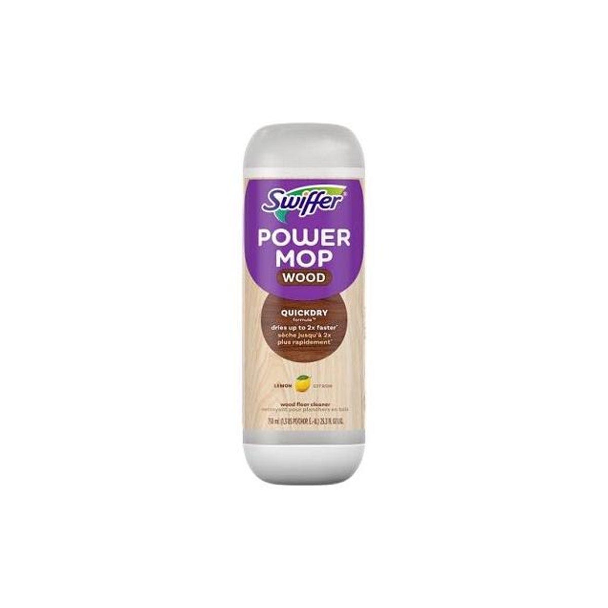Swiffer 0.75L Power Mop Lemon Scent Wood Floor Cleaning Solution Swiffer 0.75L Power Mop Lemon Scent Wood Floor Cleaning Solution