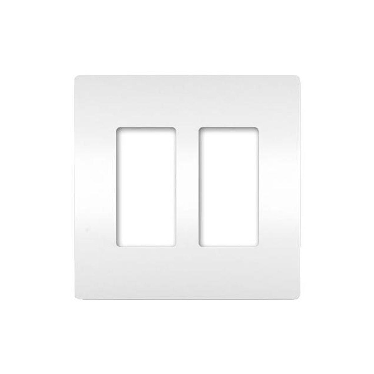 Radiant 2-Gang Screwless Wall Plate