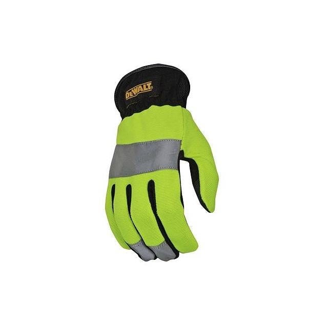 DeWalt Large Synthetic Leather Hi-Visibility Work Glove