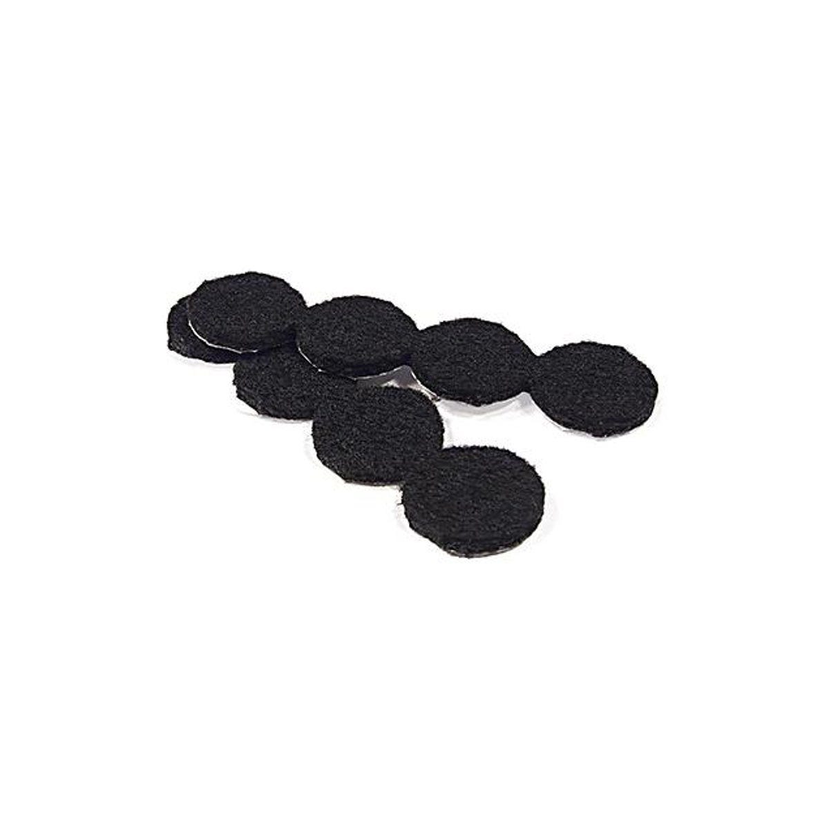 TruGuard 1 In. Self-Adhesive Black Felt Pads (48-Pack)