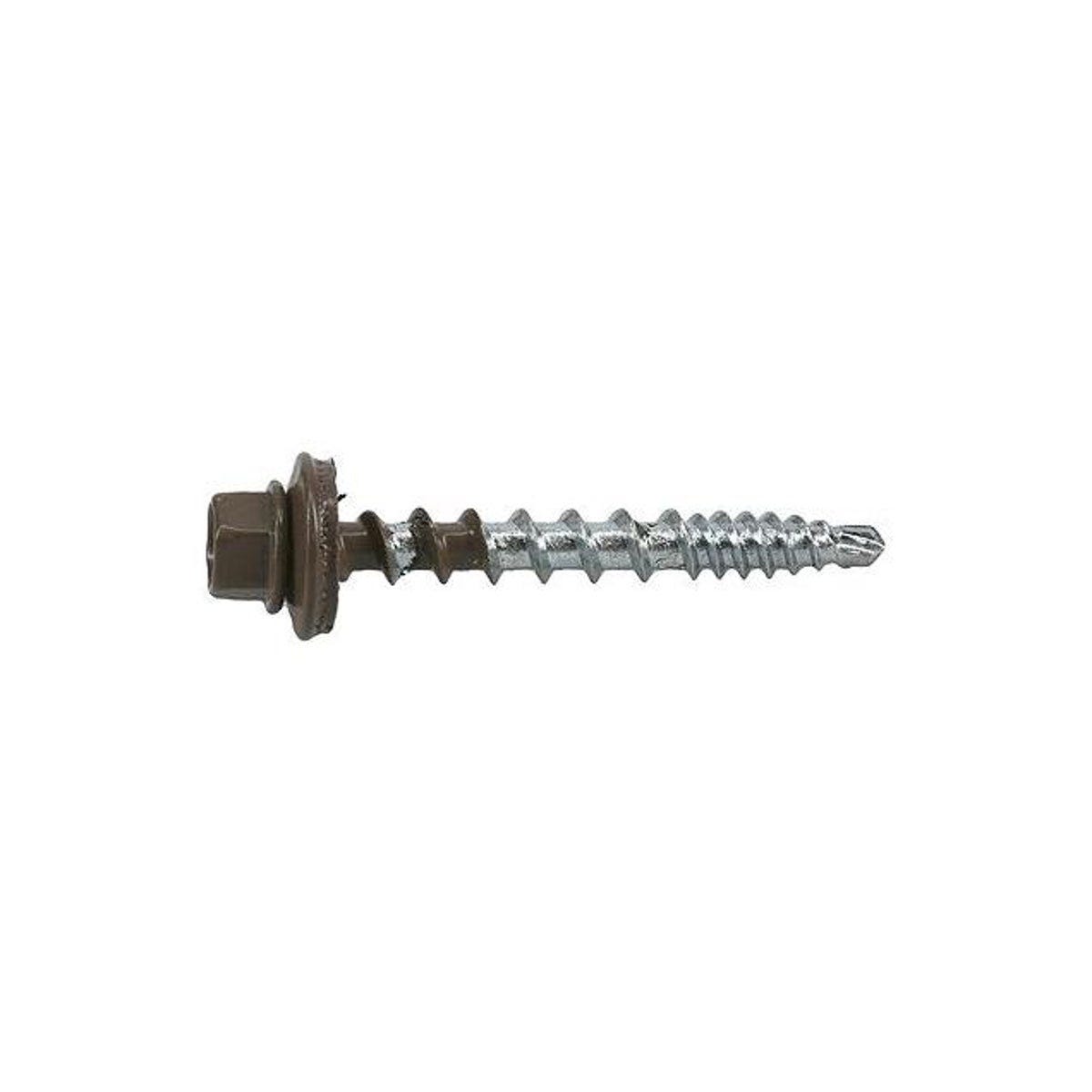 Hillman Power Pro #10 x 1.5 In. Brown Metal to Wood Self-Drilling Roofing Screws (250-Count) - photo 2 Hillman Power Pro #10 x 1.5 In. Brown Metal to Wood Self-Drilling Roofing Screws (250-Count) - photo 2